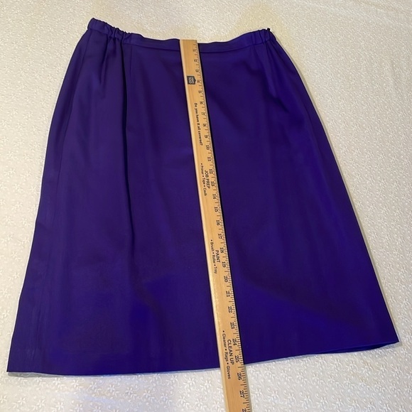 Suitsme woman’s Business wear Purple Suit 16 EUC Midi Pockets Buttons lined - Picture 8 of 16